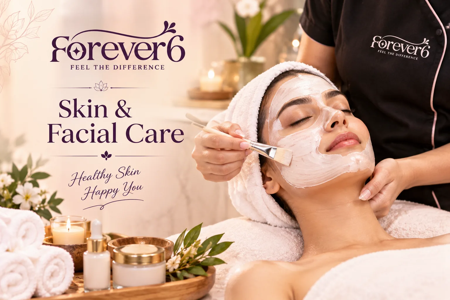 Skin & Facials at Forever6 Salon & Makeover Studio